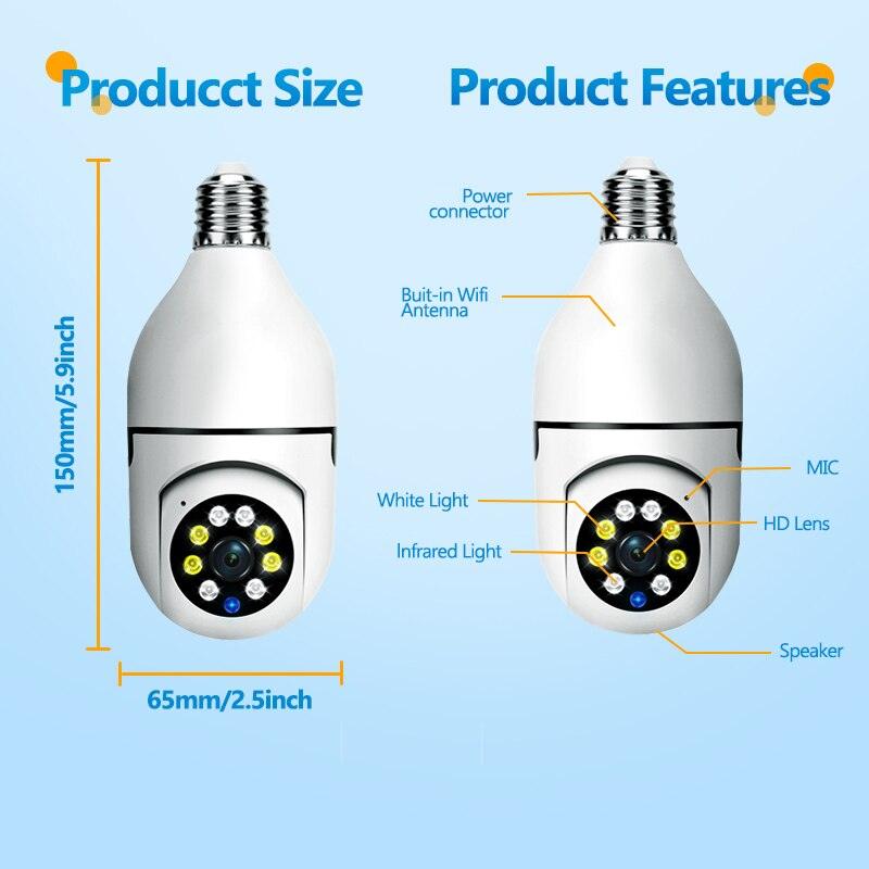 Security Camera with LED Lights