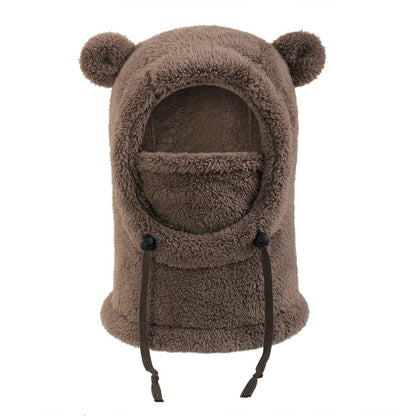 Face Cover Helmet Cap For Children Cold-proof Warm Balaclava